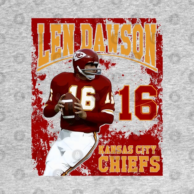 Len dawson // kansas city chiefs by Aloenalone